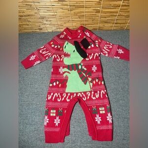 Baby Ugly Christmas Outfit Dinosaur 12-18Months Sweater‎ Knitted Xmas Romper